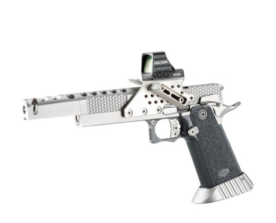 Pistolet BUL SASII Bullesteros 2023 silver calibre 9x19 canon 5,7 '' (point rouge non inclus)