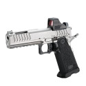 Pistolet BUL SAS II TAC 5 Pouces G2 Silver Calibre 9x19 (point rouge non inclus)