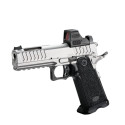 Pistolet BUl SAS II TAC PRO 4.25 Pouces G2 Silver Calibre 9x19 (point rouge non inclus)