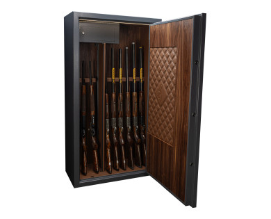 Coffre Fort BROWNING Heritage 8 Armes Cuir & Noyer Américain