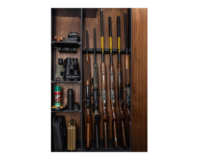 Coffre Fort BROWNING Heritage 8 Armes Simili Cuir & Noyer