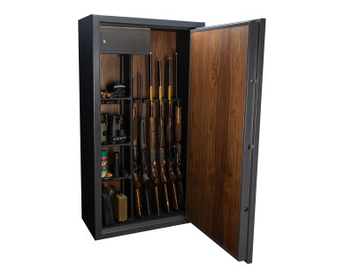 Coffre Fort BROWNING Heritage 8 Armes Simili Cuir & Noyer