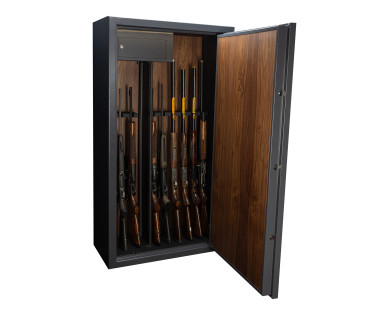 Coffre Fort BROWNING Heritage 8 Armes Simili Cuir & Noyer