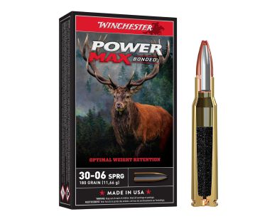 Munitions Winchester Power Max Bonded calibre 30-06 - 180 grains