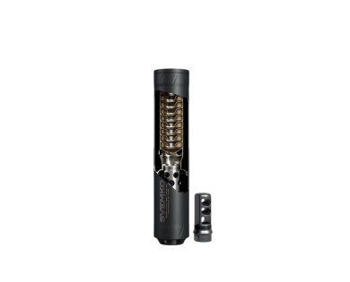 Silencieux SVEMKO Genesis Pro calibre .338 - 5/8x24 UNEF (sans frein de bouche)