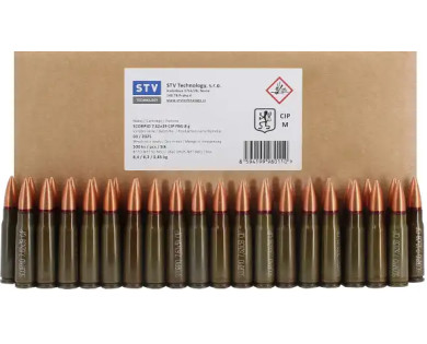 500 munitions 7.62X39 STV 123 grains FMJ vrac
