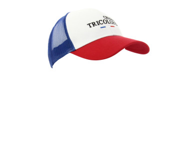 Casquette Chasse Tricolore Bleu Blanc Rouge