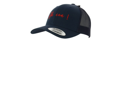 Casquette chasse tricolore – Navy “Oh con !”