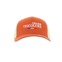 Casquette Chasse Tricolore Orange / beige