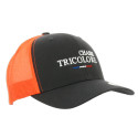 Casquette premium – Orange fluo / Gris “Chasse Tricolore”