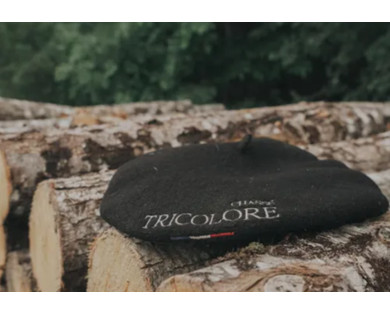Béret Authentique Noir – Chasse Tricolore x Laulhère