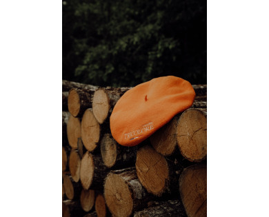 Béret Authentique Orange – Chasse Tricolore x Laulhère