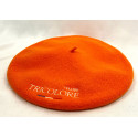Béret Authentique Orange – Chasse Tricolore x Laulhère