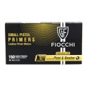 150 Amorces Fiocchi Small Pistol Primers Sans Plomb