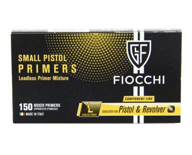 150 Amorces Fiocchi Small Pistol Primers Sans Plomb