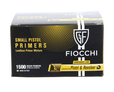 150 Amorces Fiocchi Small Pistol Primers Sans Plomb