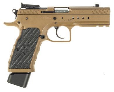 PISTOLET TANFOGLIO HEPTAGON TACTICAL 9X19 K FDE