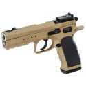 PISTOLET TANFOGLIO HEPTAGON TACTICAL 9X19 K FDE