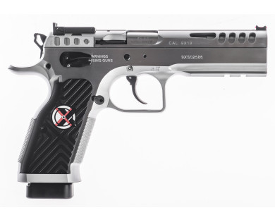 PISTOLET TANFOGLIO STOCK MASTER XTREME 9X19 CHROME