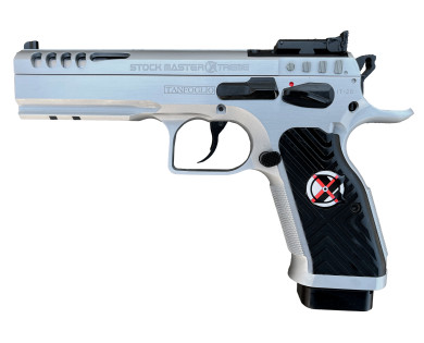 PISTOLET TANFOGLIO STOCK MASTER XTREME OPTIC 9X19 CHROME