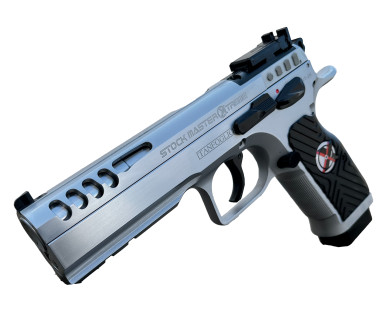 PISTOLET TANFOGLIO STOCK MASTER XTREME OPTIC 9X19 CHROME