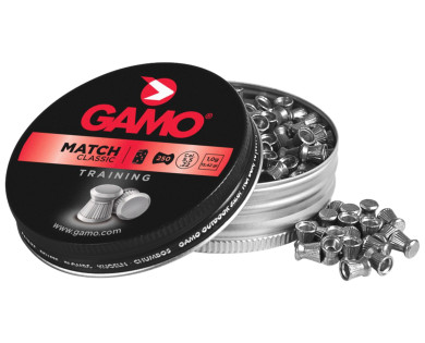 Boîte de 250 plombs Gamo Match Classic calibre 5.5 mm...