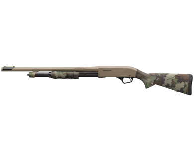 Fusil à pompe WINCHESTER SXP Woodland FDE Defender Rifled calibre 12/76 canon 61cm