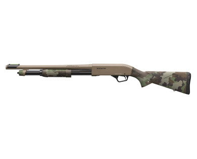 Fusil à pompe WINCHESTER SXP Woodland FDE Defender calibre 12/76 canon 46cm