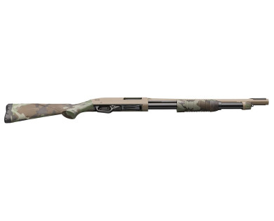 Fusil à pompe WINCHESTER SXP Woodland FDE Defender calibre 12/76 canon 46cm