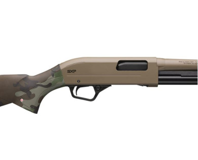 Fusil à pompe WINCHESTER SXP Woodland FDE Defender calibre 12/76 canon 46cm