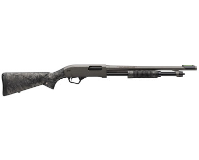 Fusil à pompe WINCHESTER SXP Forged Carbon Hybrid Defender calibre 12/76 canon 46cm