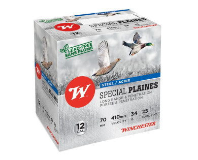 Cartouches WINCHESTER Special Plaines Steel HP calibre 12/70
