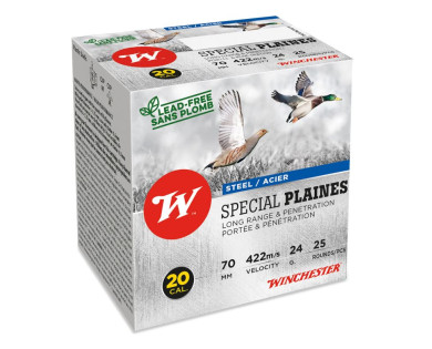 Cartouches WINCHESTER Special Plaines Steel calibre 20/70