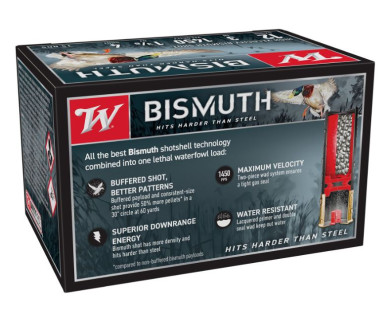 Cartouches WINCHESTER Bismuth calibre 12/76 - 39 grs