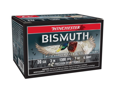 Cartouches WINCHESTER Bismuth calibre 20/76 - 28 grs