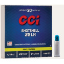 Munitions CCI 22 LR SHOTSHELL PLOMB 12