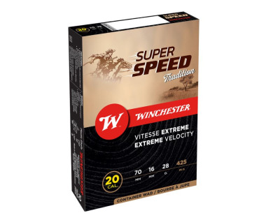 Cartouches WINCHESTER Super Speed 28 Génération 3 calibre 20