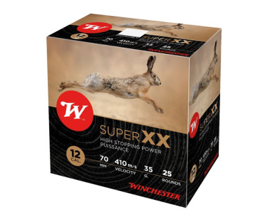 Cartouches Winchester Super XX calibre 12/70 - 35grs