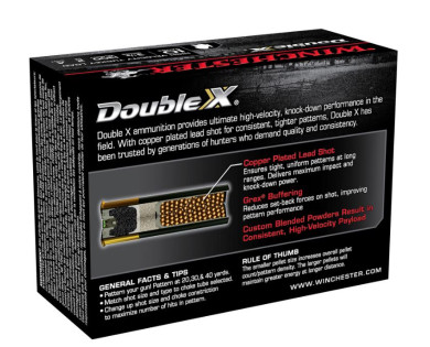 Cartouches WINCHESTER Double X calibre 10/89 - 56grs