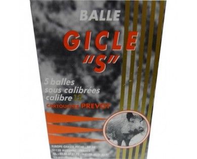 Cartouches de chasse Prevot Gicle ""S"" 12/70 - 23g 