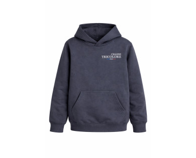SWEAT ENFANT CHASSE TRICOLORE "PRINCE DES BOIS" NAVY