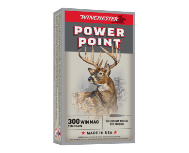 Munitions Winchester 300 Win Mag Power-Point 150