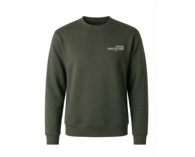Sweat Kaki "Les valeurs tricolore" Chasse tricolore