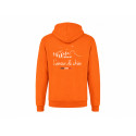 Sweat L'amour du chien - orange CHASSE TRICOLORE