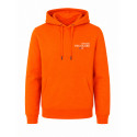 Sweat Chasse Tricolore broderie dos - orange