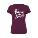 T-shirt Femme des bois - bordeaux