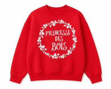 Sweat enfant Princesse des bois CHASSE TRICOLORE