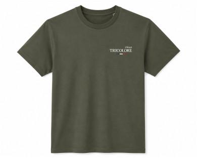 T-shirt L'amour du chien - kaki CHASSE TRICOLORE