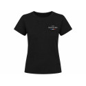 T-shirt Femme des bois - noir CHASSE TRICOLORE