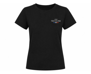 T-shirt Femme des bois - noir CHASSE TRICOLORE